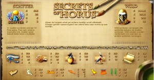 Secrets-of-Horus_paytable